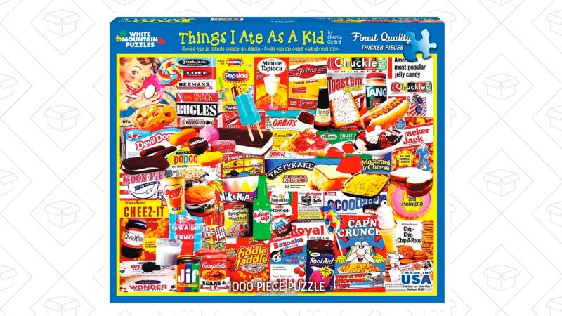 White Mountain Puzzles Things I Ate As A Kid - 1000 Piece Jigsaw Puzzle | $13 | Amazon